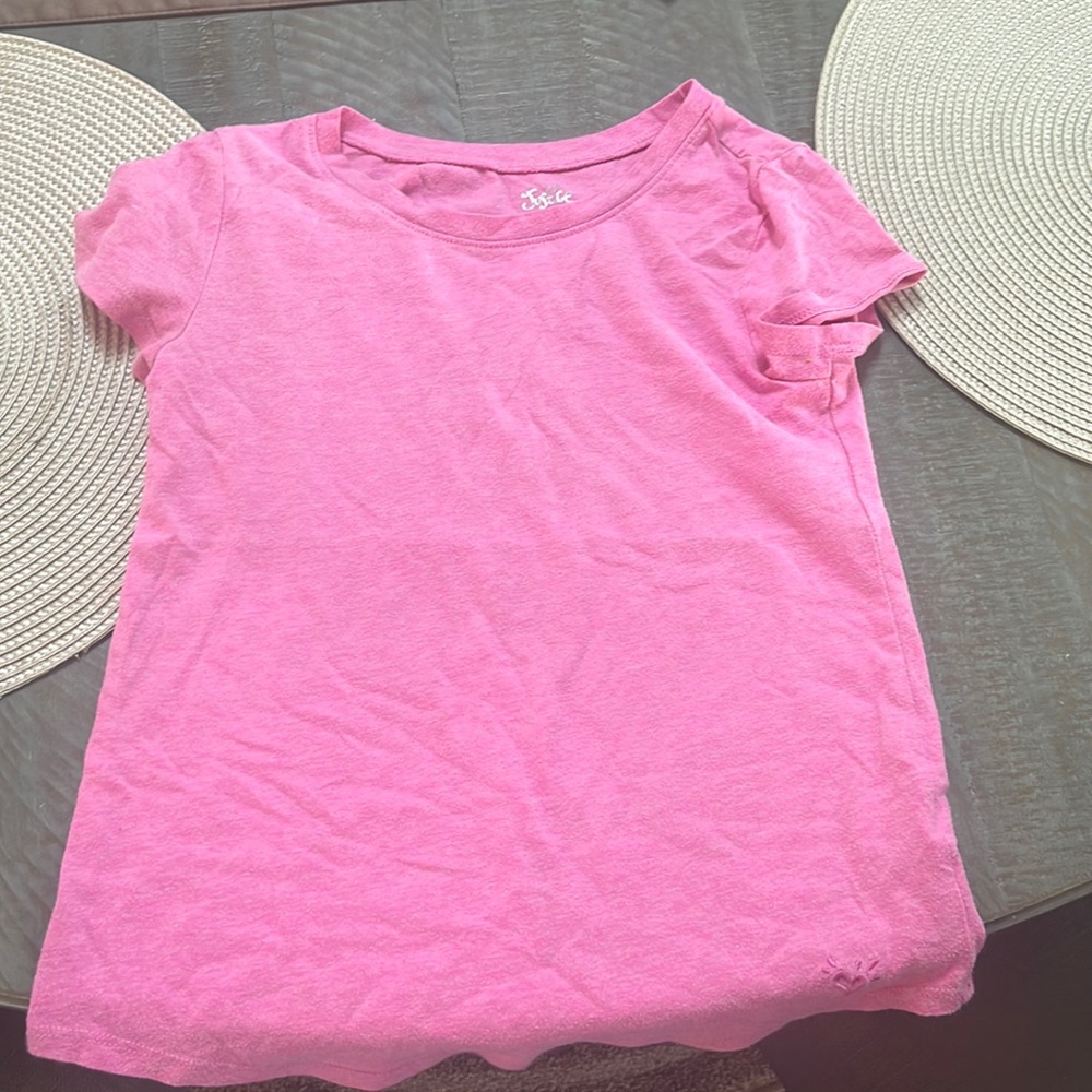 Girls justice pink tank top size 8